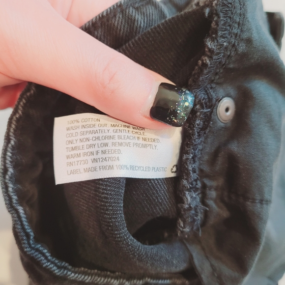 Wild Fable High Rise Black Distressed Shorts - Picture 3 of 6